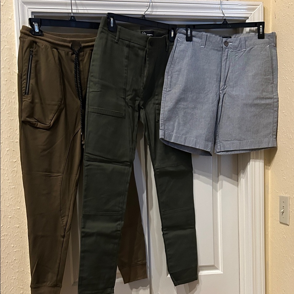 J. Crew light grey Cargo Pants and 2 pair Pants